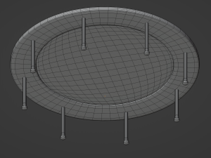 Trampoline Model 3D