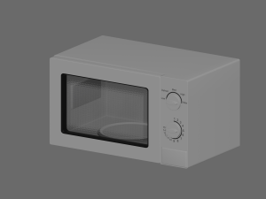 Microwave 3D-Modell