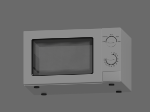 Microwave 3D-Modell