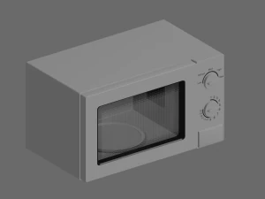 Microwave 3D Model