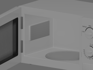 Microwave 3D-Modell