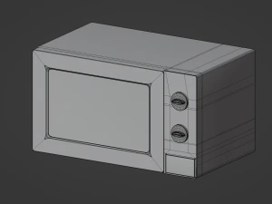 Microwave 3D Model