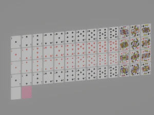 Deck Of Cards 3D Model