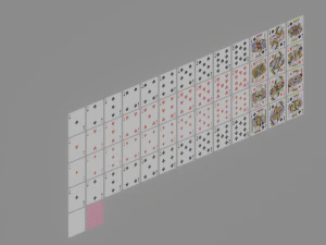 Deck Of Cards 3D Model