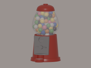 Bubblegum Machine 3D Модель