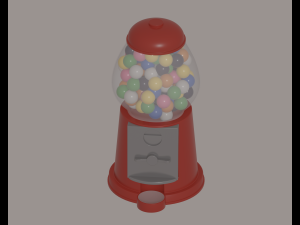 Bubblegum Machine 3D Модель