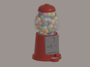 Bubblegum Machine 3D Модель