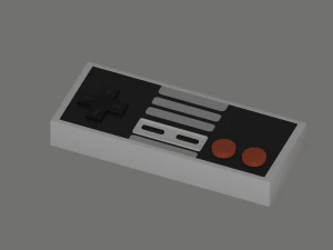 Classic Controller 3D Model