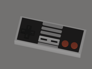 Classic Controller 3D Model