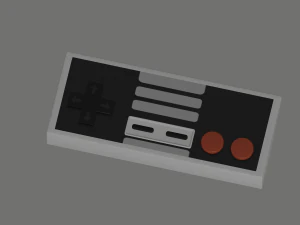 Classic Controller 3D Model