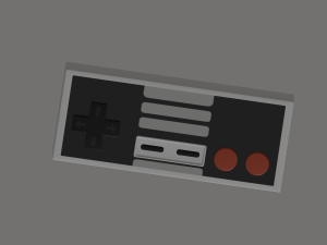 Classic Controller 3D Model