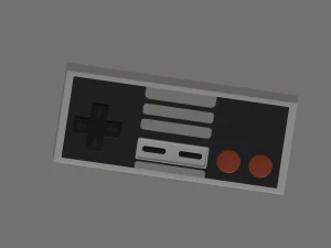 Classic Controller 3D Model