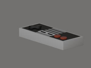 Classic Controller 3D Model