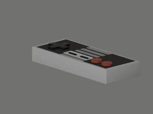 Classic Controller 3D Model