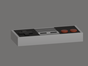Classic Controller 3D Model