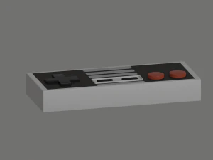 Classic Controller 3D Model