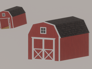Barn Shed 3D 모델