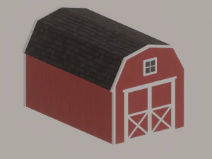 Barn Shed 3D Model