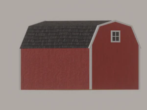 Barn Shed 3D Model