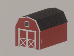 Barn Shed 3D Model