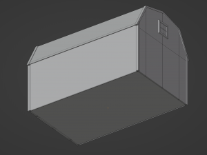 Barn Shed Modello 3D