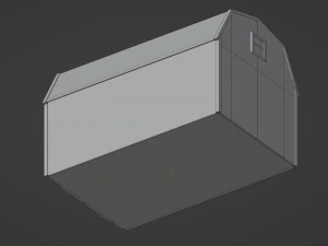 Barn Shed 3D Model