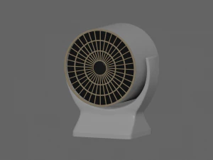 Mini Fan Heater 3D Model