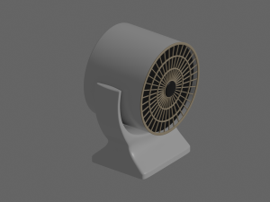 Mini Fan Heater 3D Модель