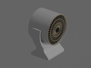 Mini Fan Heater 3D Model