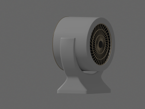 Mini Fan Heater 3D Модель
