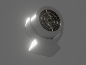Mini Fan Heater 3D Модель