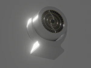 Mini Fan Heater 3D Model