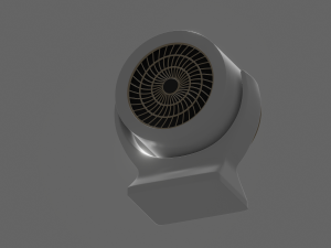 Mini Fan Heater 3D Модель