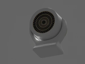 Mini Fan Heater 3D Model