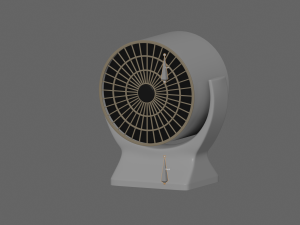 Mini Fan Heater 3D Модель