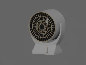 Mini Fan Heater 3D Model
