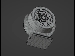 Mini Fan Heater 3D Model
