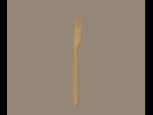 Wooden Fork 3D 模型