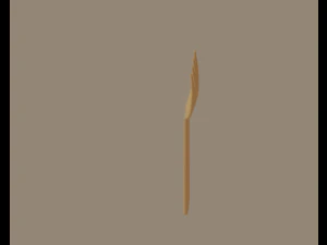 Wooden Fork 3D Model