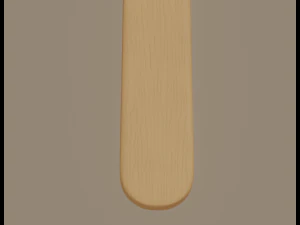 Wooden Fork 3D Model