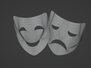 Comedy Mask 3D Модель