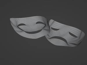 Comedy Mask 3D Модель