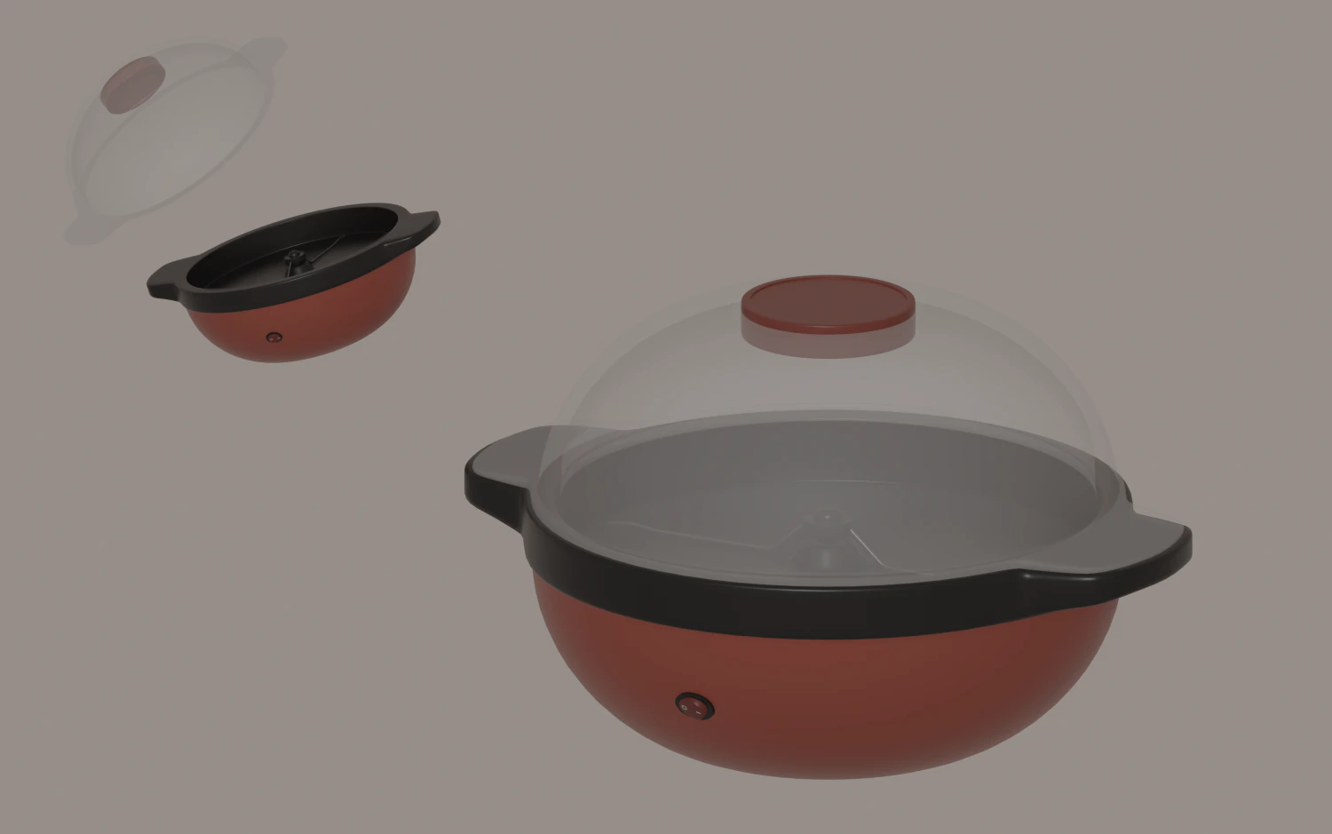Popcorn Machine 3D Model .c4d .max .obj .3ds .fbx .stl .blend 