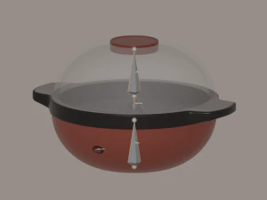Popcorn Machine 3D Model