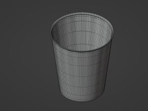 Round Popcorn Bag 3D 모델