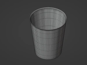 Yuvarlak Patlamış Mısır &Ccedil;antası 3D Model