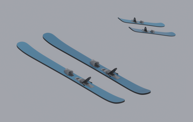 Skis Modelo 3D .c4d .max .obj .3ds .fbx .stl .blend 
