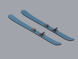 Skis Modelo 3D