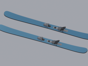 Skis Modelo 3D