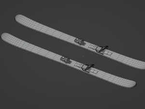 Skis Modelo 3D
